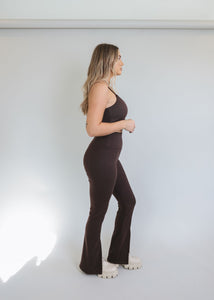 Ribbed Split Leggings