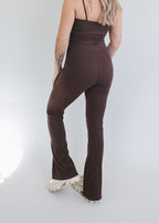 Ribbed Split Leggings