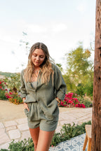 Desert Gauze Button Down