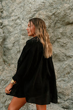 Desert Gauze Button Down