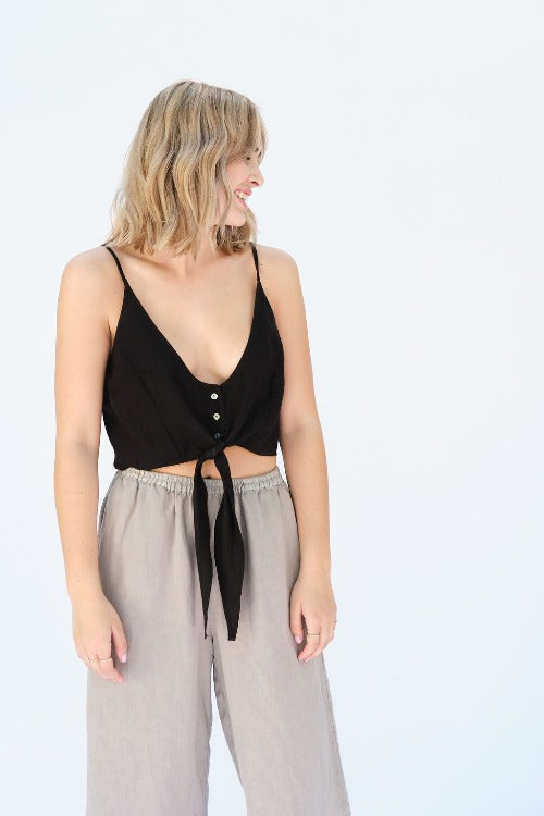 Ava Linen Top