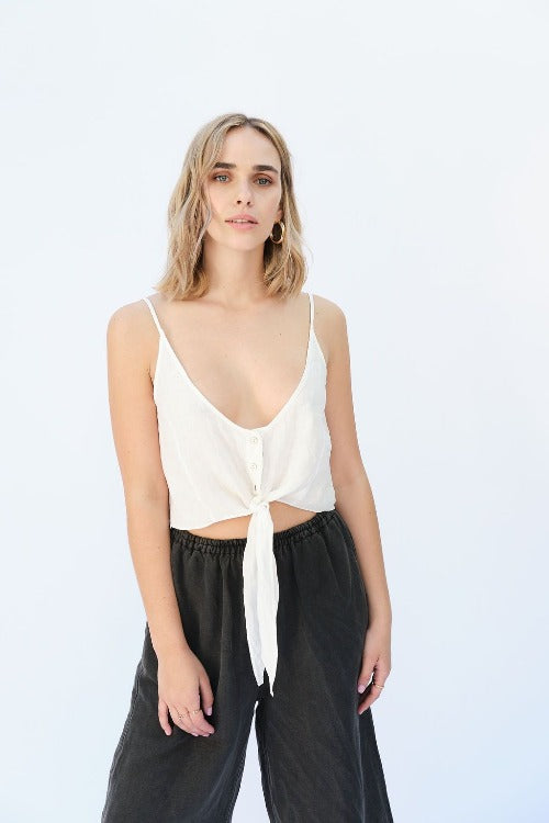 Ava Linen Top